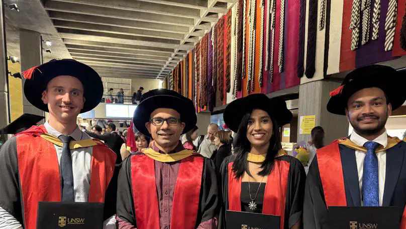 Congratulations to Thirasara, Erik, and Yuvin for Graduating Their PhDs 🎓